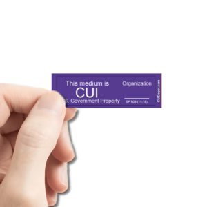 SF 903 - CUI Flash Drive Label