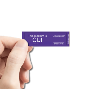 SF 903 - CUI Flash Drive Label without U.S. Government Property